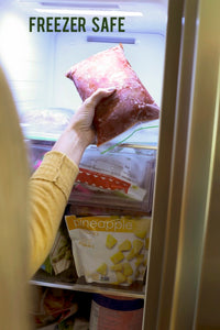 Biodegradable Ziplock XL Sandwich Bags [6" x 9”, 100 Count]